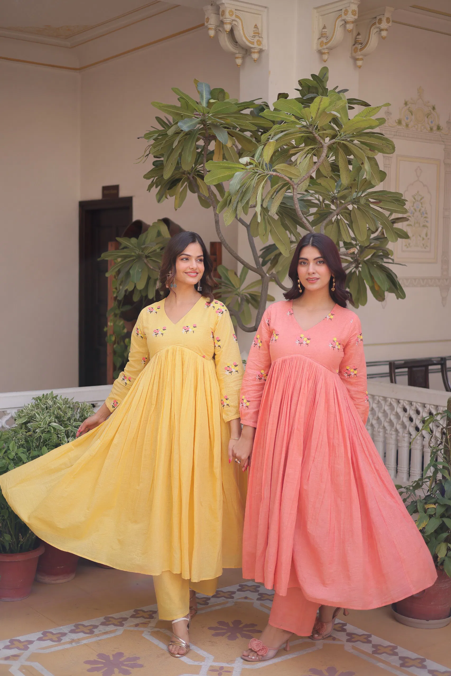 Lekha KA 1236 Cotton Embroidery Kurti Bottom With Dupatta Wholesale