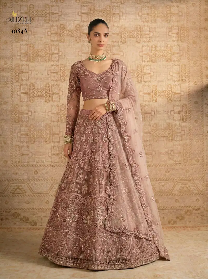 Alizeh 1084 Colours Butterfly Net Designer Lehenga Choli Collection Wholesale 7 Launching Alizeh 1084 Colours Butterfly Net Designer Lehenga Choli Collection Wholesale 2026