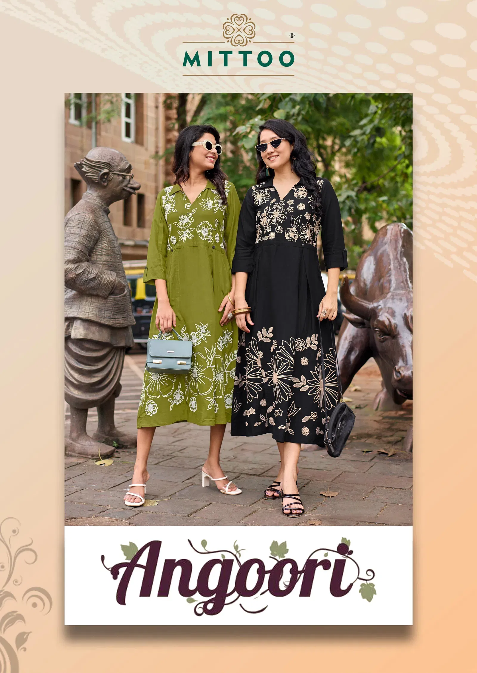Mittoo Angoori Rayon With Thread Worked Casual Wear Top Collection Wholesale