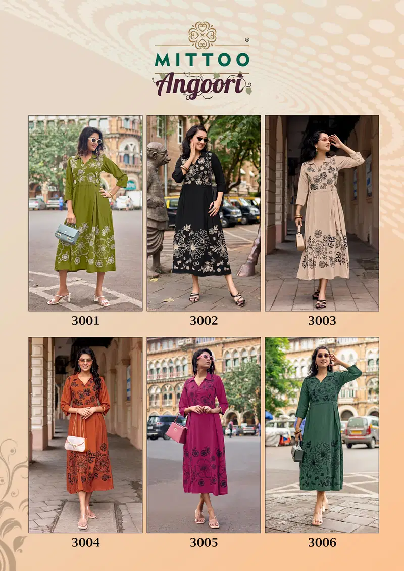 Mittoo Angoori Rayon With Thread Worked Casual Wear Top Collection Wholesale 12 Latest Mittoo Angoori Rayon With Thread Worked Casual Wear Top Collection Wholesale 2026