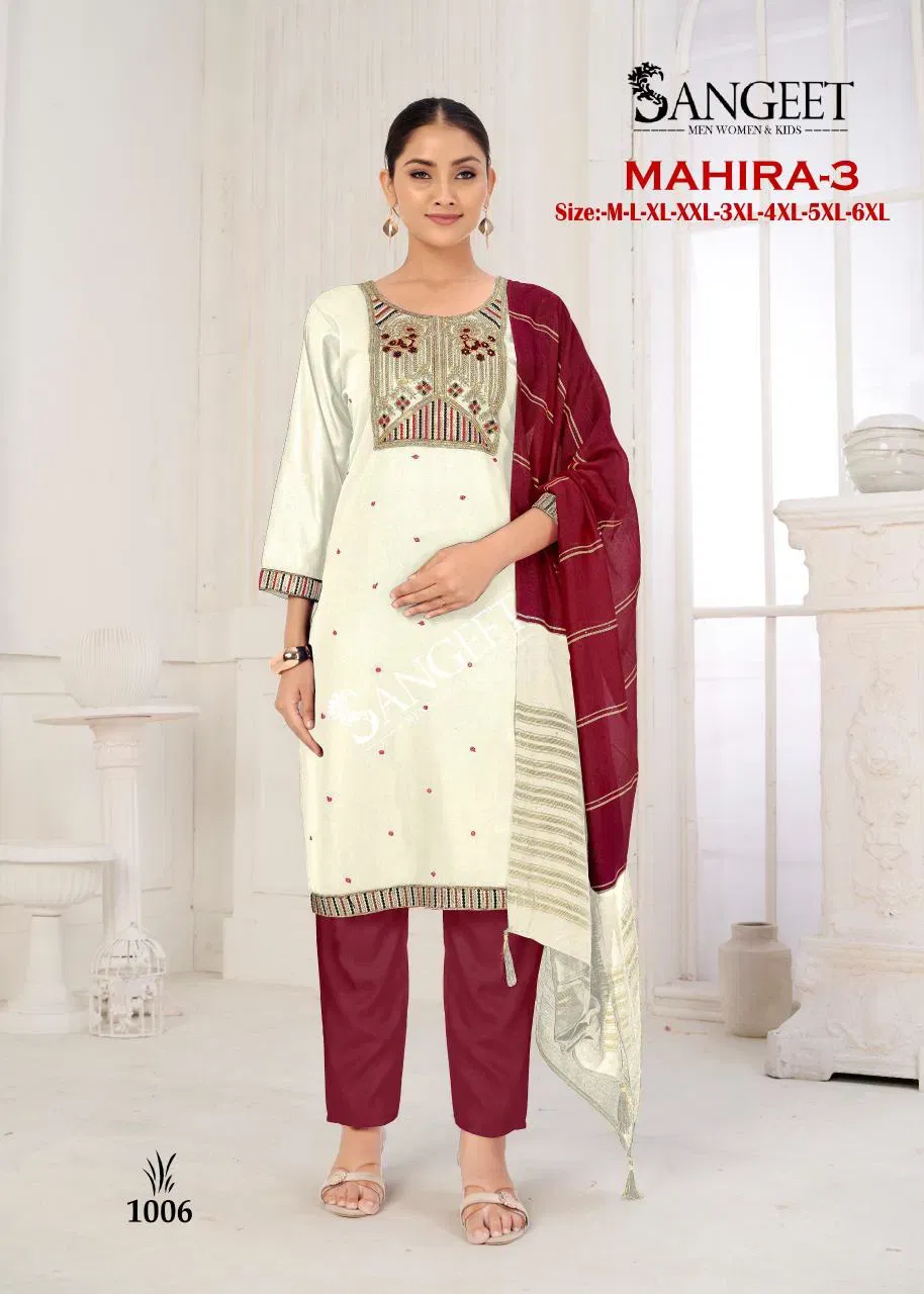 Sangeet Mahira Vol 3 Viscose Rayon With Embroidery Sequence Work Kurti With Bottom Dupatta Wholesale 6 Launching Sangeet Mahira Vol 3 Viscose Rayon With Embroidery Sequence Work Kurti With Bottom Dupatta Wholesale 2026