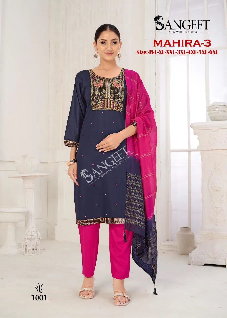 Sangeet Mahira Vol 3 Viscose Rayon With Embroidery Sequence Work Kurti With Bottom Dupatta Wholesale 9 Launching Sangeet Mahira Vol 3 Viscose Rayon With Embroidery Sequence Work Kurti With Bottom Dupatta Wholesale 2026