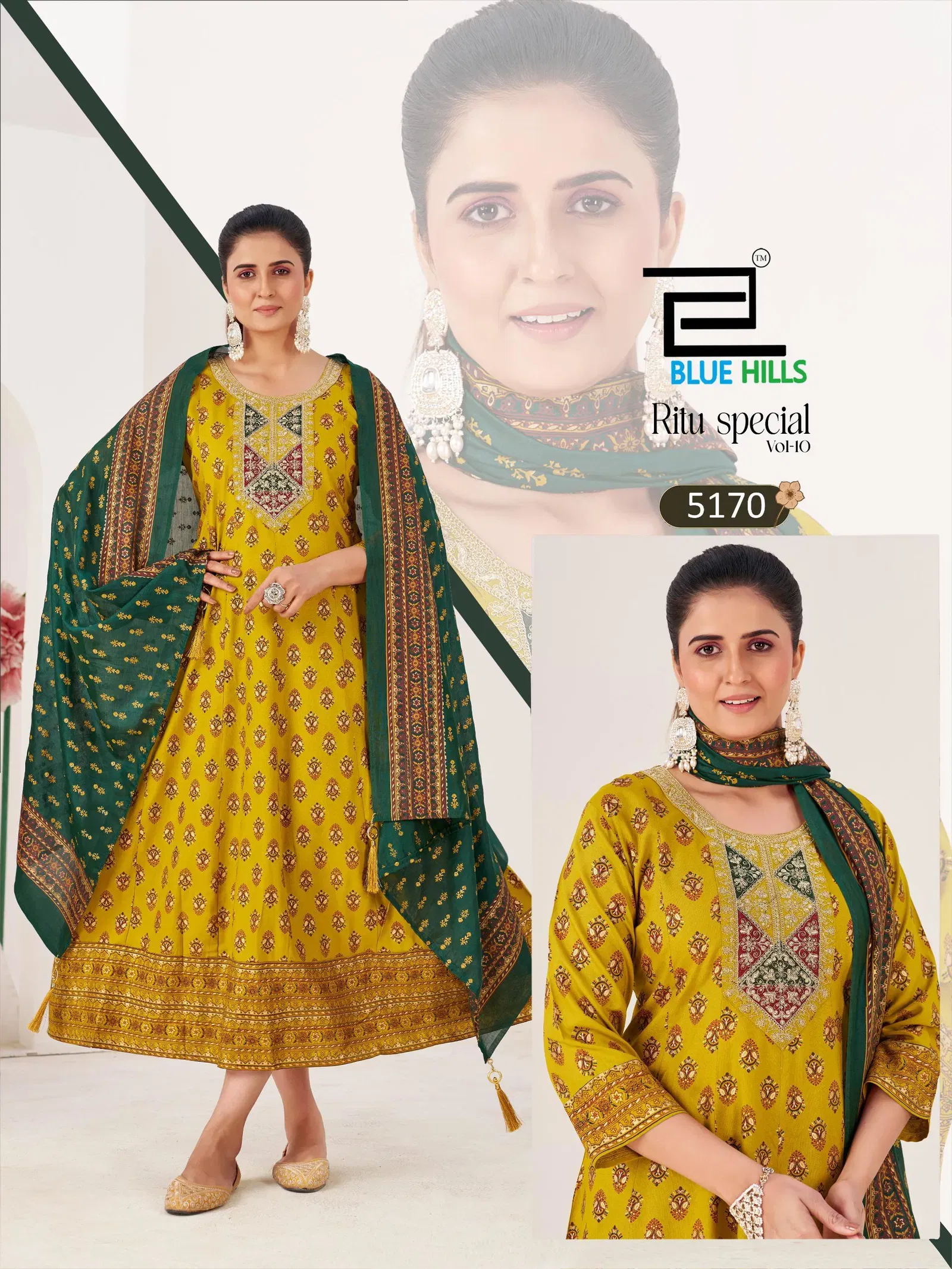 Blue Hills Ritu Special Vol 10 Rayon Anarkali Gown With Dupatta Collection Wholesale 6 Launching Blue Hills Ritu Special Vol 10 Rayon Anarkali Gown With Dupatta Collection Wholesale 2026