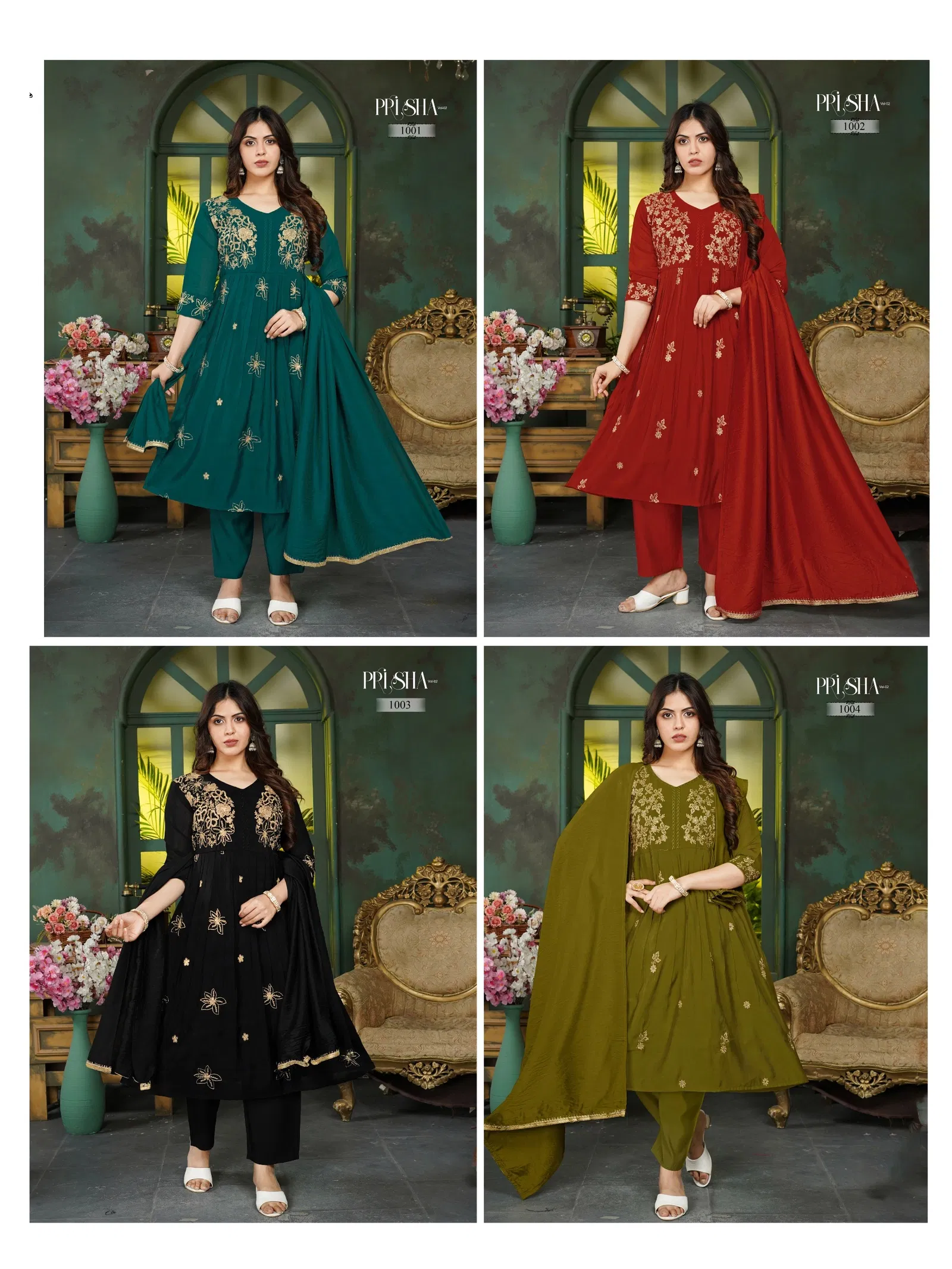 Dnp Prisha V2 Heavy Mul Chanderi Top Bottom With Dupatta Wholesale 5 Stylish Dnp Prisha V2 Heavy Mul Chanderi Top Bottom With Dupatta Wholesale 2026