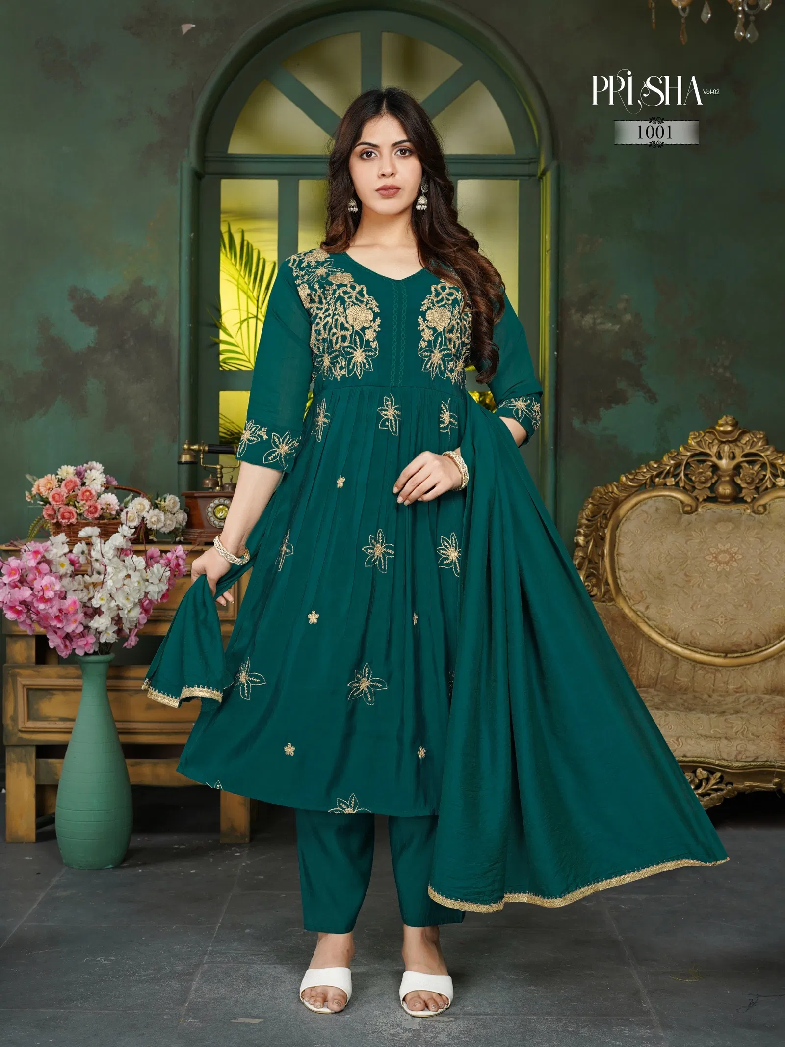 Dnp Prisha V2 Heavy Mul Chanderi Top Bottom With Dupatta Wholesale 11 Stylish Dnp Prisha V2 Heavy Mul Chanderi Top Bottom With Dupatta Wholesale 2026