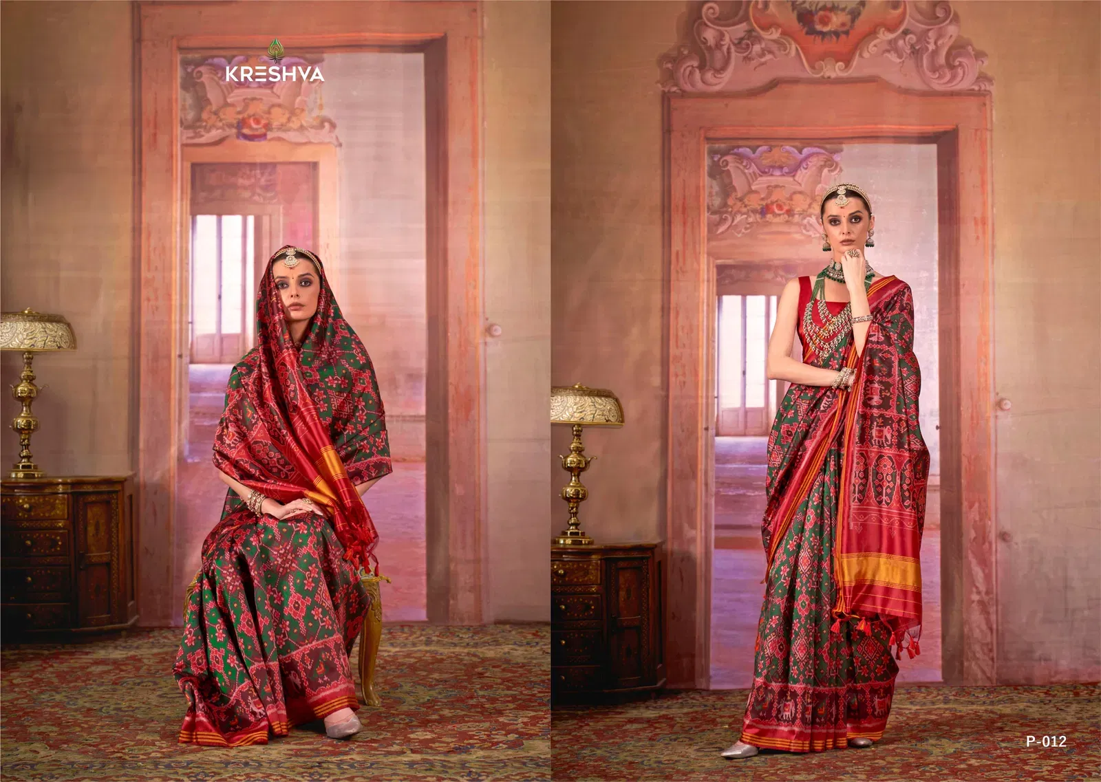 Kreshva Patola Royal Silk With Patola Print Saree Collection Wholesale 8 Launching Kreshva Patola Royal Silk With Patola Print Saree Collection Wholesale 2026