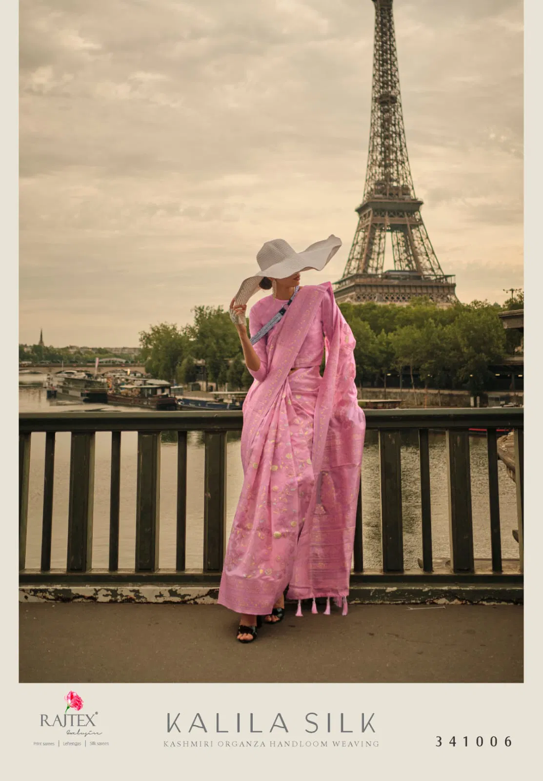 Rajtex Kalila Silk Kashmiri Organza Handloom Saree Wholesale 3 Rajtex Kalila Silk Kashmiri Organza Handloom Saree Wholesale