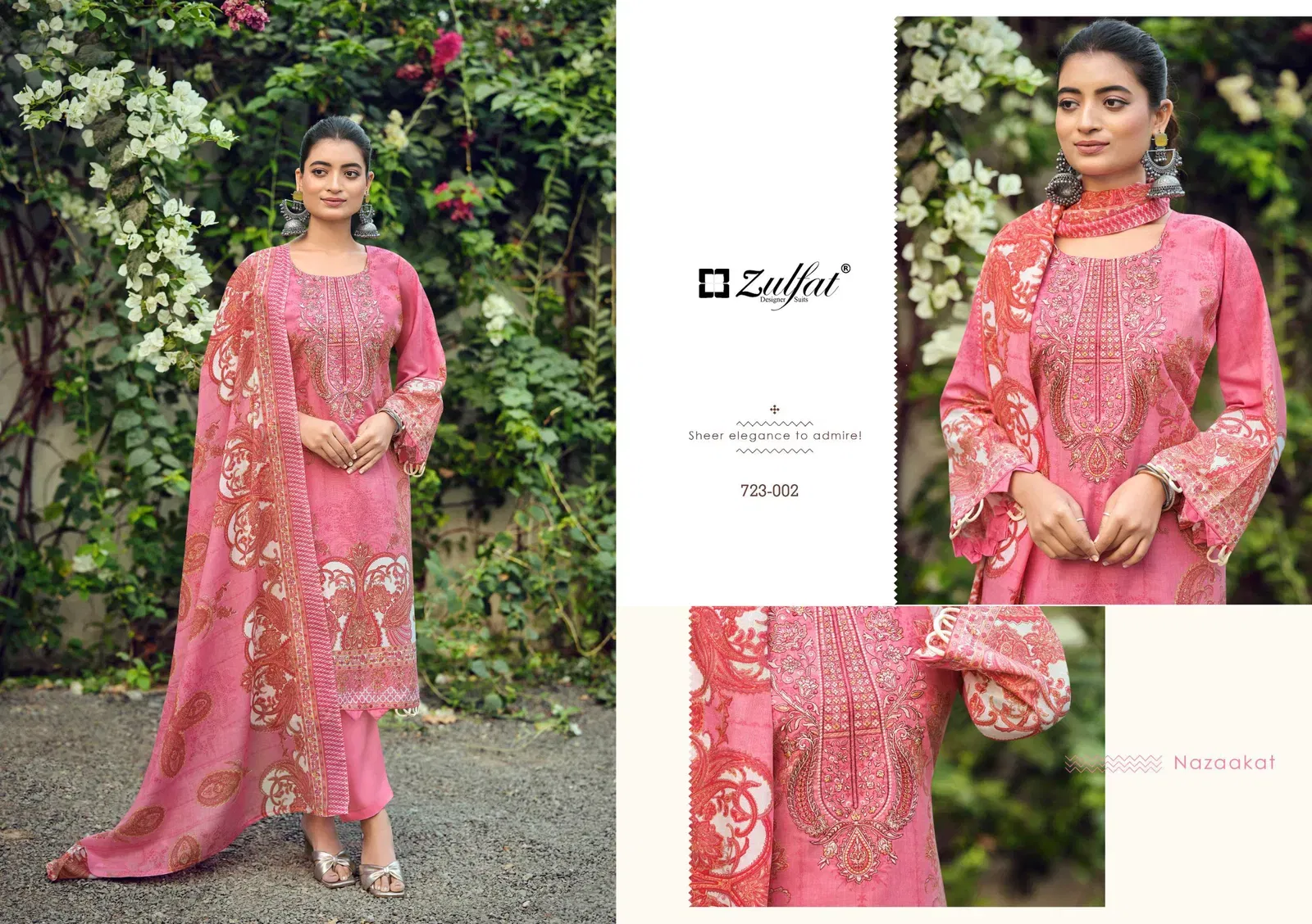 Zulfat Firdaus Vol 02 Cotton Embroidery Worked Dress Material Collection Wholesale 4 Beautiful Zulfat Firdaus Vol 02 Cotton Embroidery Worked Dress Material Collection Wholesale 2026