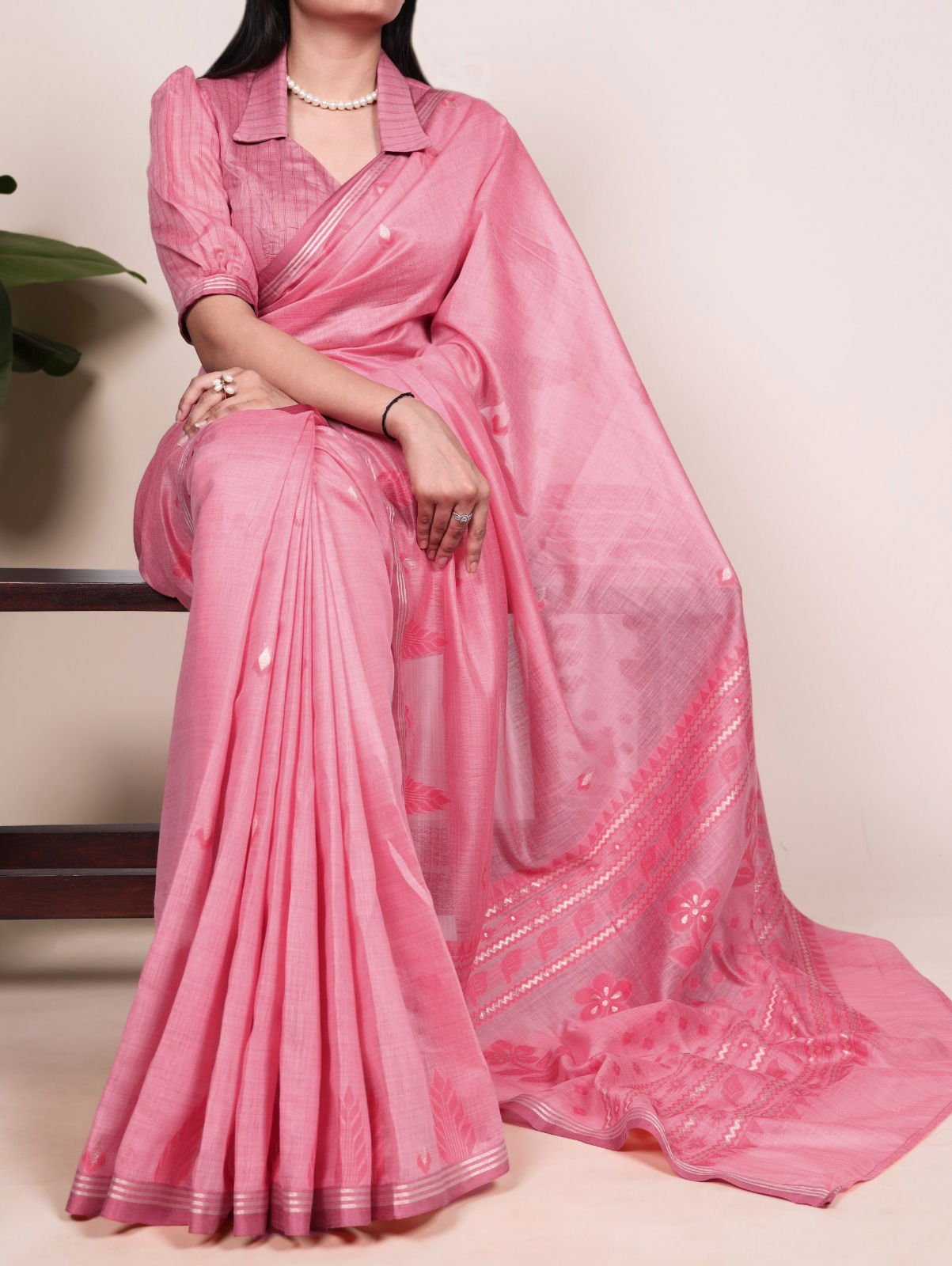 Lekha Yf 8005 Cotton Silk Woven With Zari Weaving Saree Wholesale