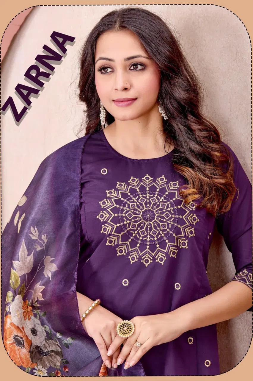 Dnp Zarna Roman Top With Bottom And Dupatta Set Wholesale 3 Dnp Zarna Roman Top With Bottom And Dupatta Set Wholesale