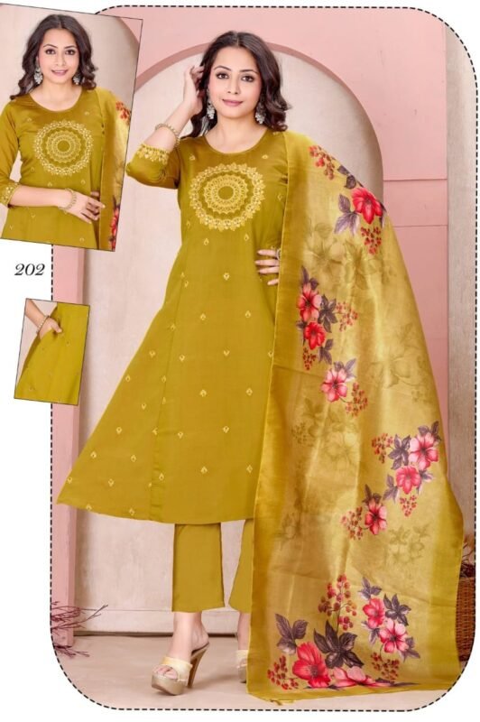 Launching Dnp Zarna Roman Top With Bottom And Dupatta Set Wholesale 2026