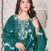 Dnp Ishikha Vatican Silk Kurti With Bottom And Dupatta Wholesale