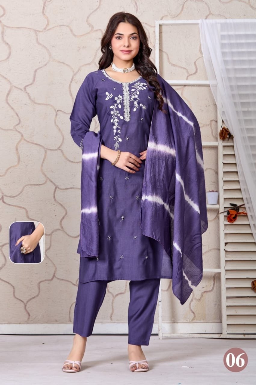 Dnp Ishikha Vatican Silk Kurti With Bottom And Dupatta Wholesale 6 Launching Dnp Ishikha Vatican Silk Kurti With Bottom And Dupatta Wholesale 2026