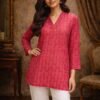 Aawiya RJ 19 Muslin Digital Printed Tunic Style Top Wholesale