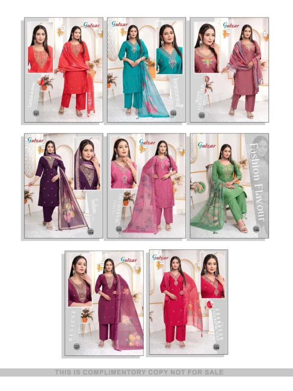 Stylish Dnp Gulzar Vol 3 Roman Silk Kurti Pent With Dupatta collection Wholesale 2026