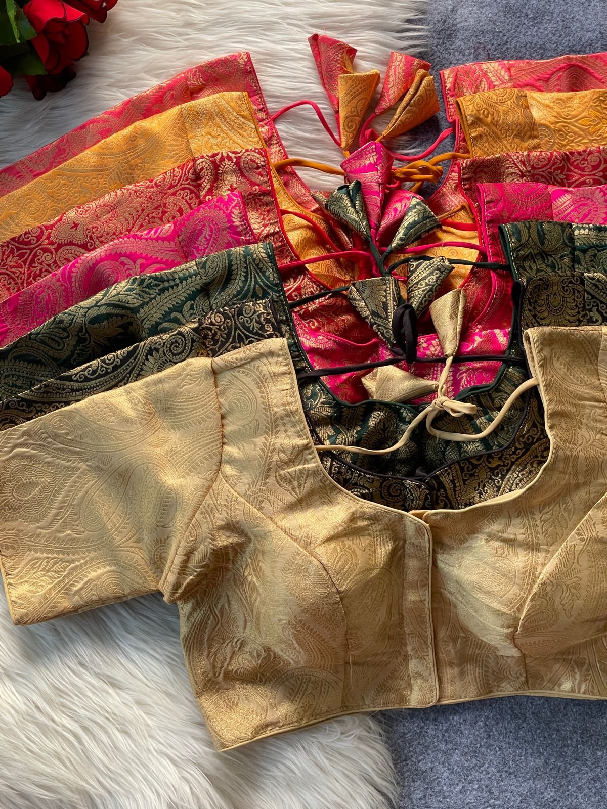 Ruh 1501 Pure Banarasi Silk With Golden Zari Blouse Wholesale 5 Launching Ruh 1501 Pure Banarasi Silk With Golden Zari Blouse Wholesale 2026