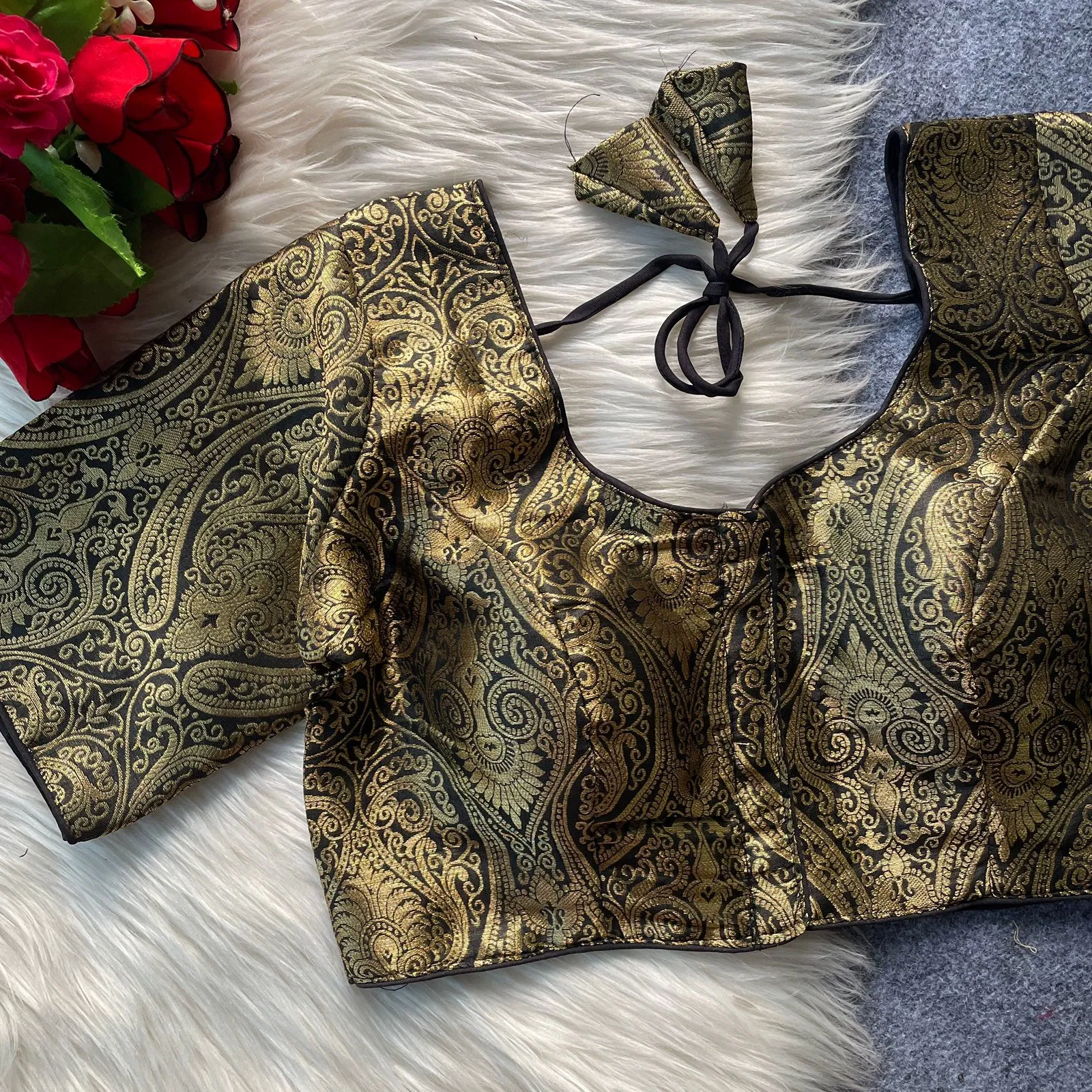 Ruh 1501 Pure Banarasi Silk With Golden Zari Blouse Wholesale 10 Launching Ruh 1501 Pure Banarasi Silk With Golden Zari Blouse Wholesale 2026