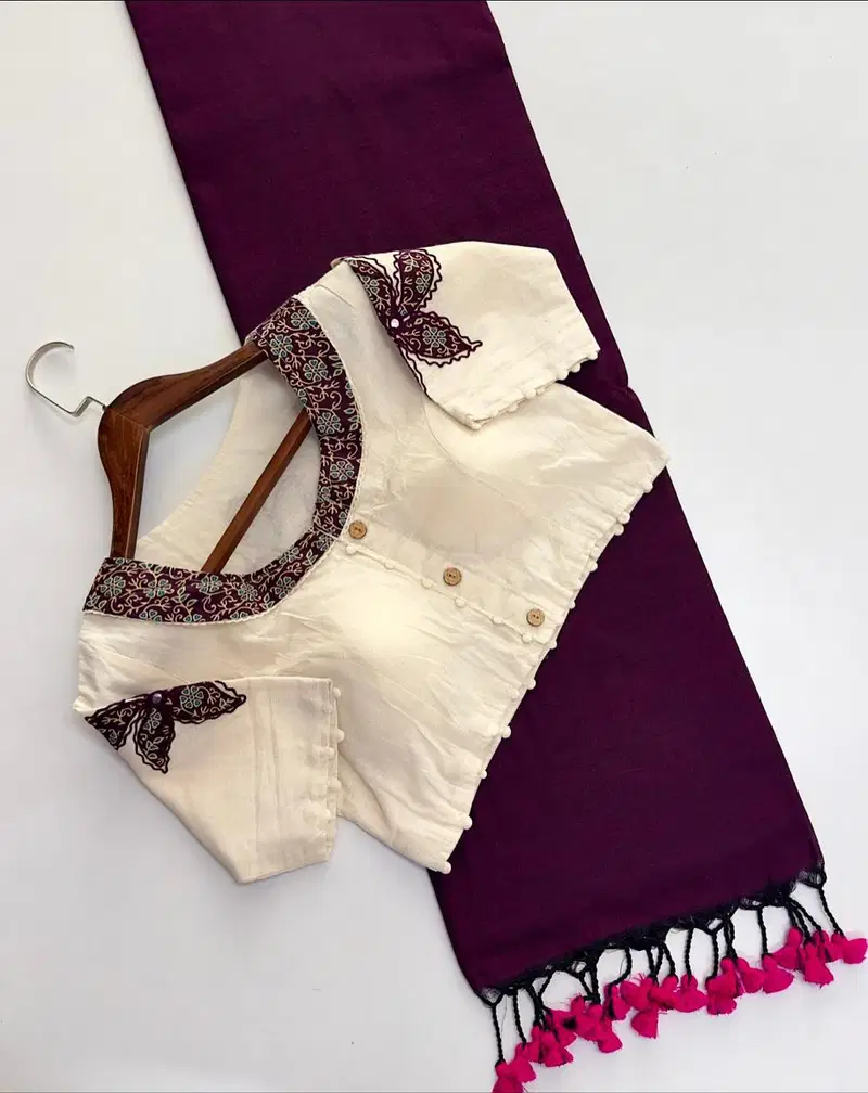 Khadi Vol 10 Hk 6 Cotton Saree With Aplic Work Blouse Collection Wholesale 11 Latest Khadi Vol 10 Hk 6 Cotton Saree With Aplic Work Blouse Collection Wholesale 2026