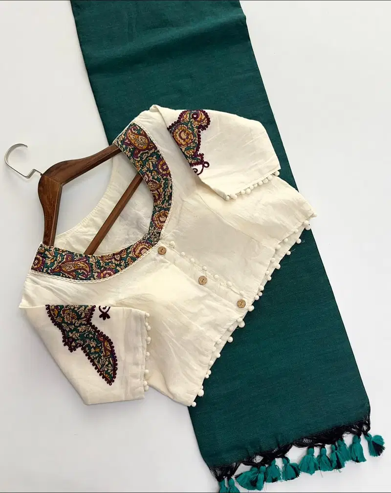 Khadi Vol 10 Hk 6 Cotton Saree With Aplic Work Blouse Collection Wholesale 15 Latest Khadi Vol 10 Hk 6 Cotton Saree With Aplic Work Blouse Collection Wholesale 2026