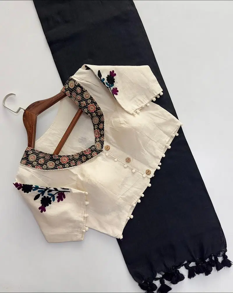 Khadi Vol 10 Hk 6 Cotton Saree With Aplic Work Blouse Collection Wholesale 16 Latest Khadi Vol 10 Hk 6 Cotton Saree With Aplic Work Blouse Collection Wholesale 2026