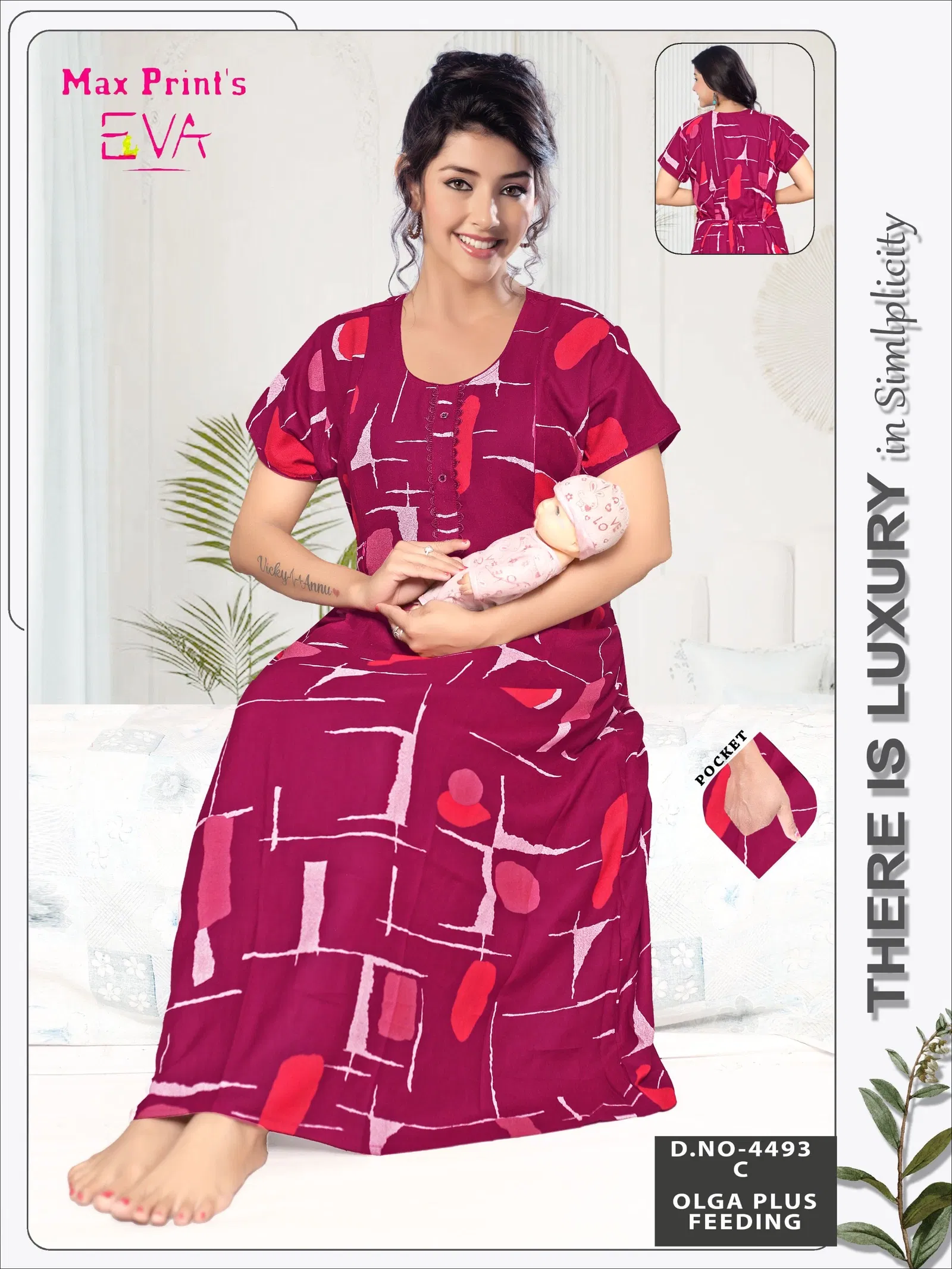 Dnp Alphine Feeding Gown Collection Wholesale