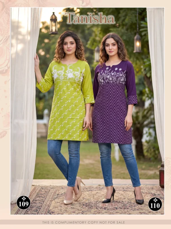 Beautiful Dnp Tanisha Rayon Rubber Print Short Kurti Wholesale 2026