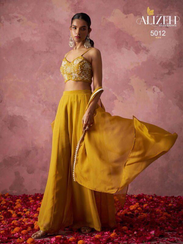 Launching Alizeh 5012 Georgette Designer Blouse Sharara And Shrug Collection Wholesale 2026 8 Launching Alizeh 5012 Georgette Designer Blouse Sharara And Shrug Collection Wholesale 2026