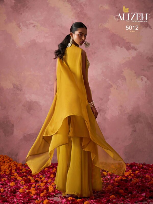 Launching Alizeh 5012 Georgette Designer Blouse Sharara And Shrug Collection Wholesale 2026 9 Launching Alizeh 5012 Georgette Designer Blouse Sharara And Shrug Collection Wholesale 2026