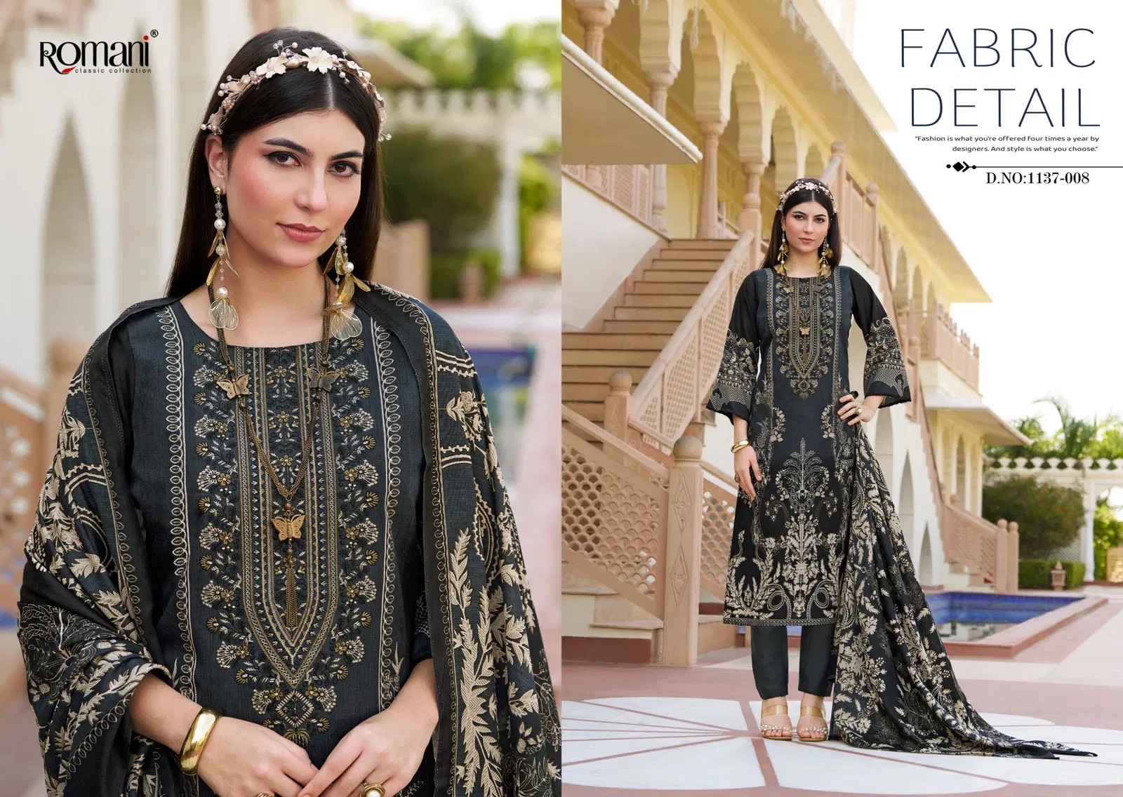 Romani Aarzu Vol 29 Soft Cotton Digital Printed With Embroidered Dress Material Wholesale 11 Latest Romani Aarzu Vol 29 Soft Cotton Digital Printed With Embroidered Dress Material Wholesale 2026