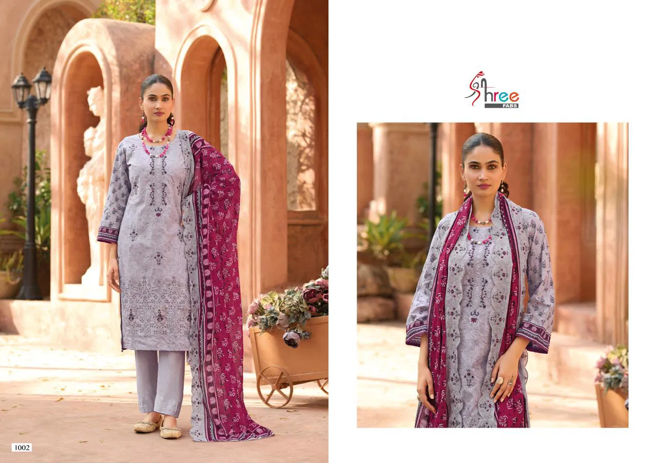 Shree Bin Saeed Lawn Collection Vol 25 Cotton Embroidered Pakistani Suit Wholesale 4 Stylish Shree Bin Saeed Lawn Collection Vol 25 Cotton Embroidered Pakistani Suit Wholesale 2026
