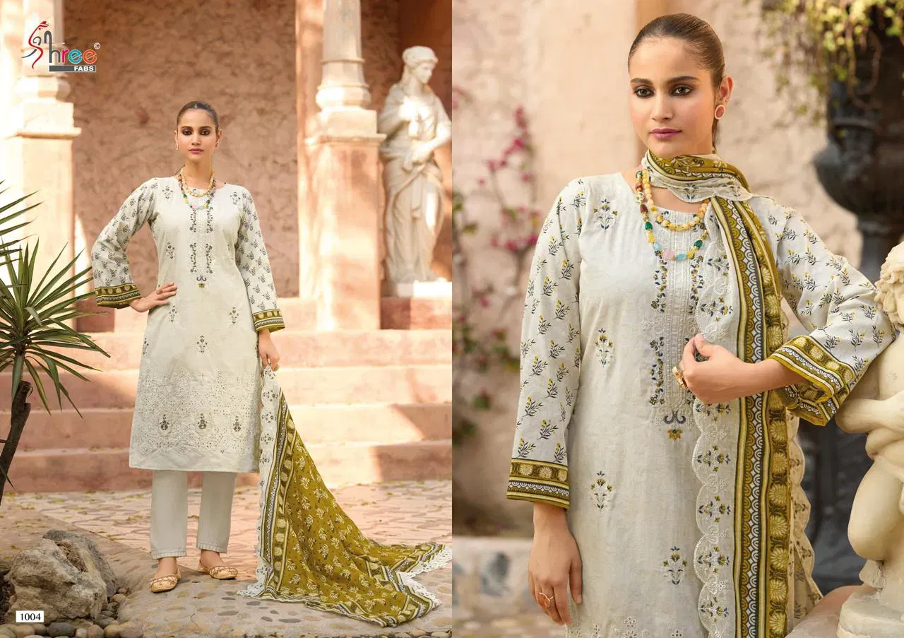 Shree Bin Saeed Lawn Collection Vol 25 Cotton Embroidered Pakistani Suit Wholesale 5 Stylish Shree Bin Saeed Lawn Collection Vol 25 Cotton Embroidered Pakistani Suit Wholesale 2026