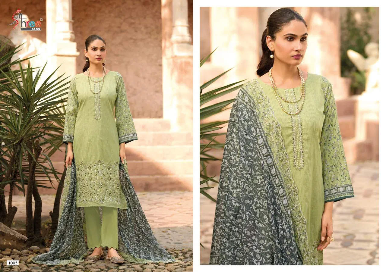 Shree Bin Saeed Lawn Collection Vol 25 Cotton Embroidered Pakistani Suit Wholesale 8 Stylish Shree Bin Saeed Lawn Collection Vol 25 Cotton Embroidered Pakistani Suit Wholesale 2026