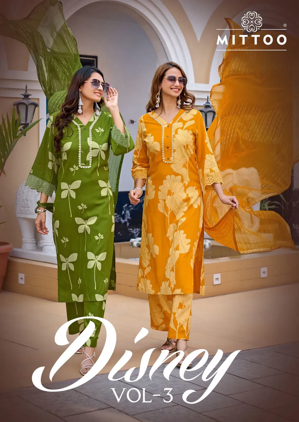 Mittoo Disney Vol 03 Rayon Printed Kurti With Bottom Dupatta Wholesale