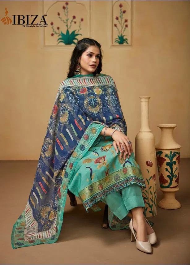Ibiza Fashion Story Gucci Silk Digital Printed Salwar Kameez Wholesale