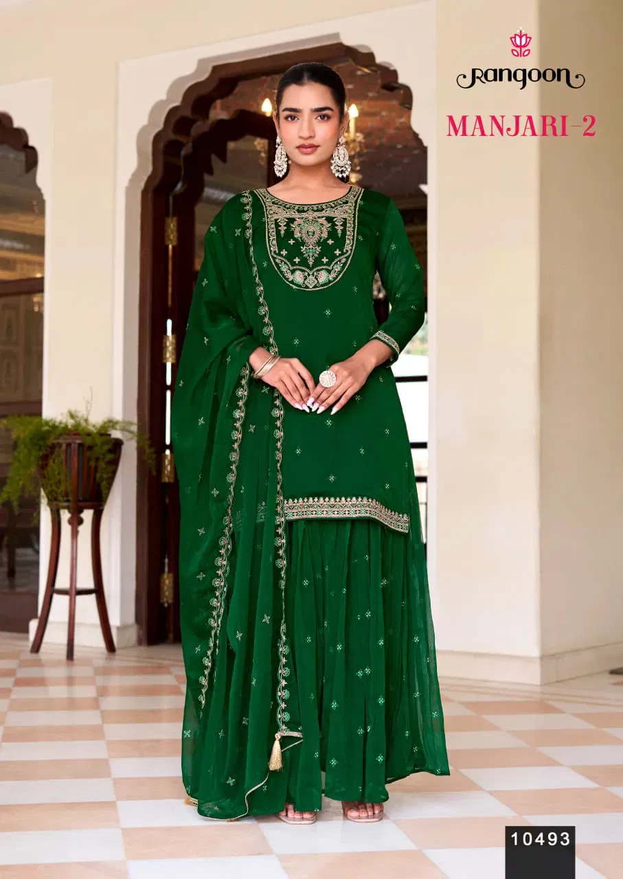 Rangoon Manjari Vol 02 Chiffon With Fancy Code Worked Kurti Plazzo And Dupatta Wholesale 10 Stylish Rangoon Manjari Vol 02 Chiffon With Fancy Code Worked Kurti Plazzo And Dupatta Wholesale 2026