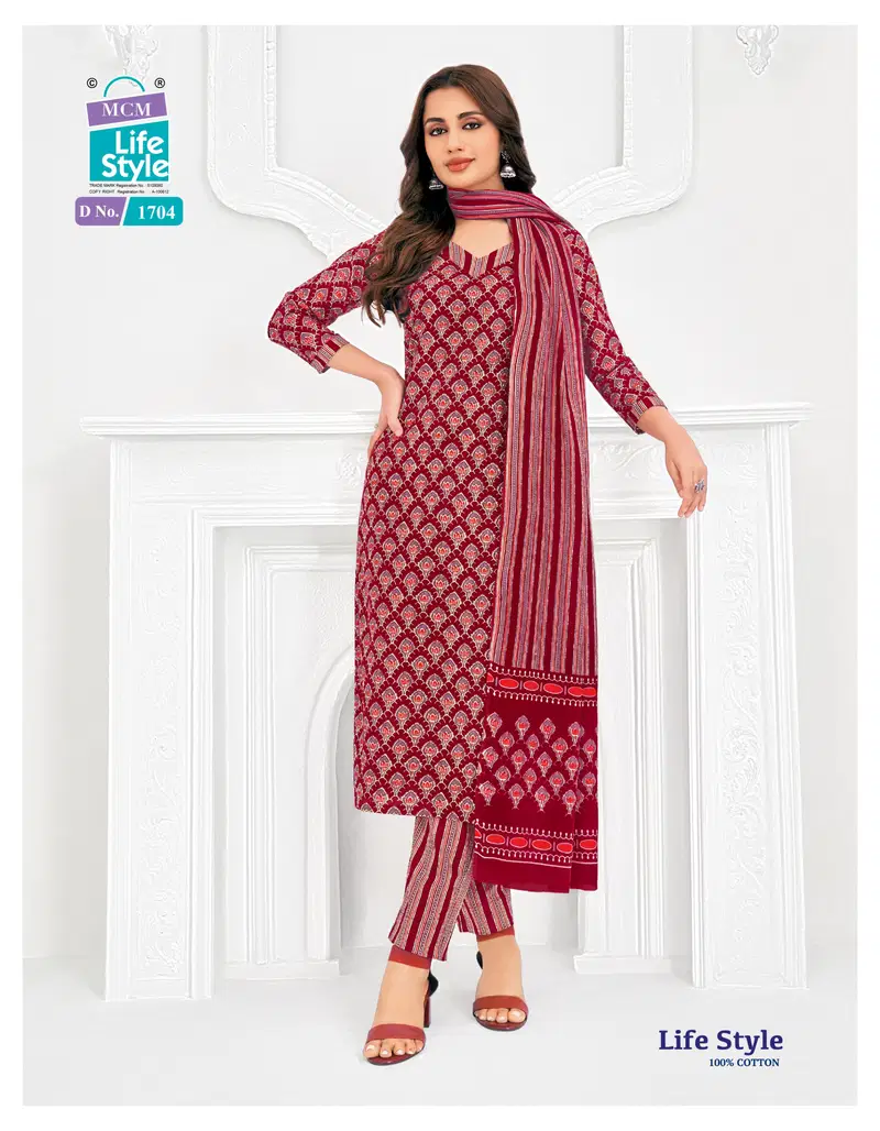 Mcm Life Style Vol 17 Cotton Printed Daily Wear Dress Material Collection Wholesale 4 Beautiful Mcm Life Style Vol 17 Cotton Printed Daily Wear Dress Material Collection Wholesale 2026