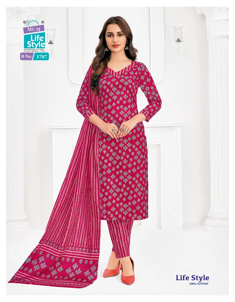Mcm Life Style Vol 17 Cotton Printed Daily Wear Dress Material Collection Wholesale 7 Beautiful Mcm Life Style Vol 17 Cotton Printed Daily Wear Dress Material Collection Wholesale 2026