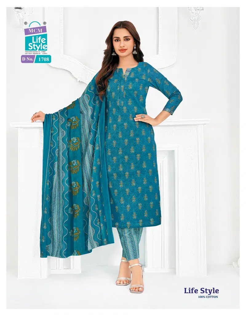 Mcm Life Style Vol 17 Cotton Printed Daily Wear Dress Material Collection Wholesale 8 Beautiful Mcm Life Style Vol 17 Cotton Printed Daily Wear Dress Material Collection Wholesale 2026