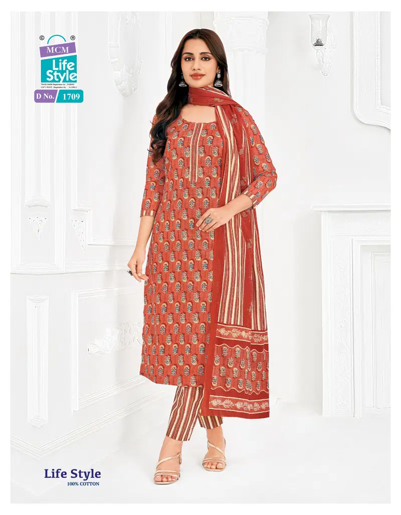 Mcm Life Style Vol 17 Cotton Printed Daily Wear Dress Material Collection Wholesale 9 Beautiful Mcm Life Style Vol 17 Cotton Printed Daily Wear Dress Material Collection Wholesale 2026