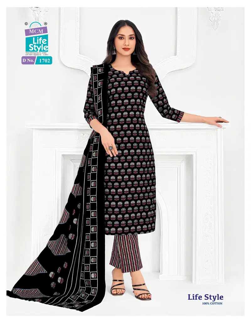 Mcm Life Style Vol 17 Cotton Printed Daily Wear Dress Material Collection Wholesale 14 Beautiful Mcm Life Style Vol 17 Cotton Printed Daily Wear Dress Material Collection Wholesale 2026