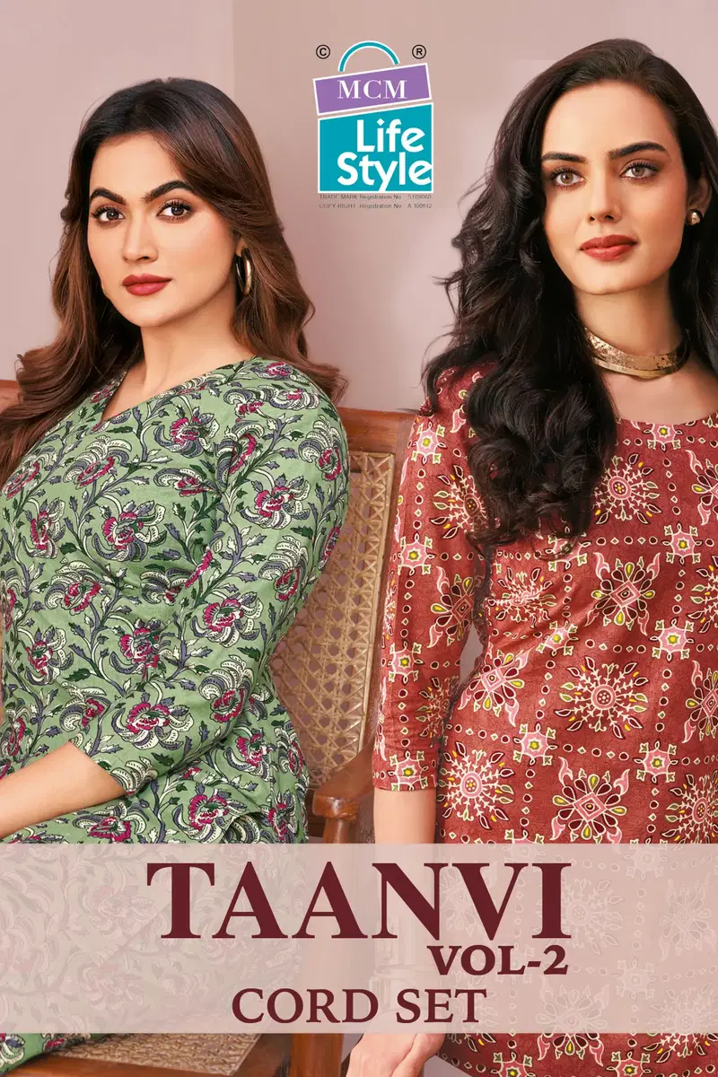 Mcm Taanvi Vol 2 Cotton Printed Fancy Co Ord Set Collection Wholesale