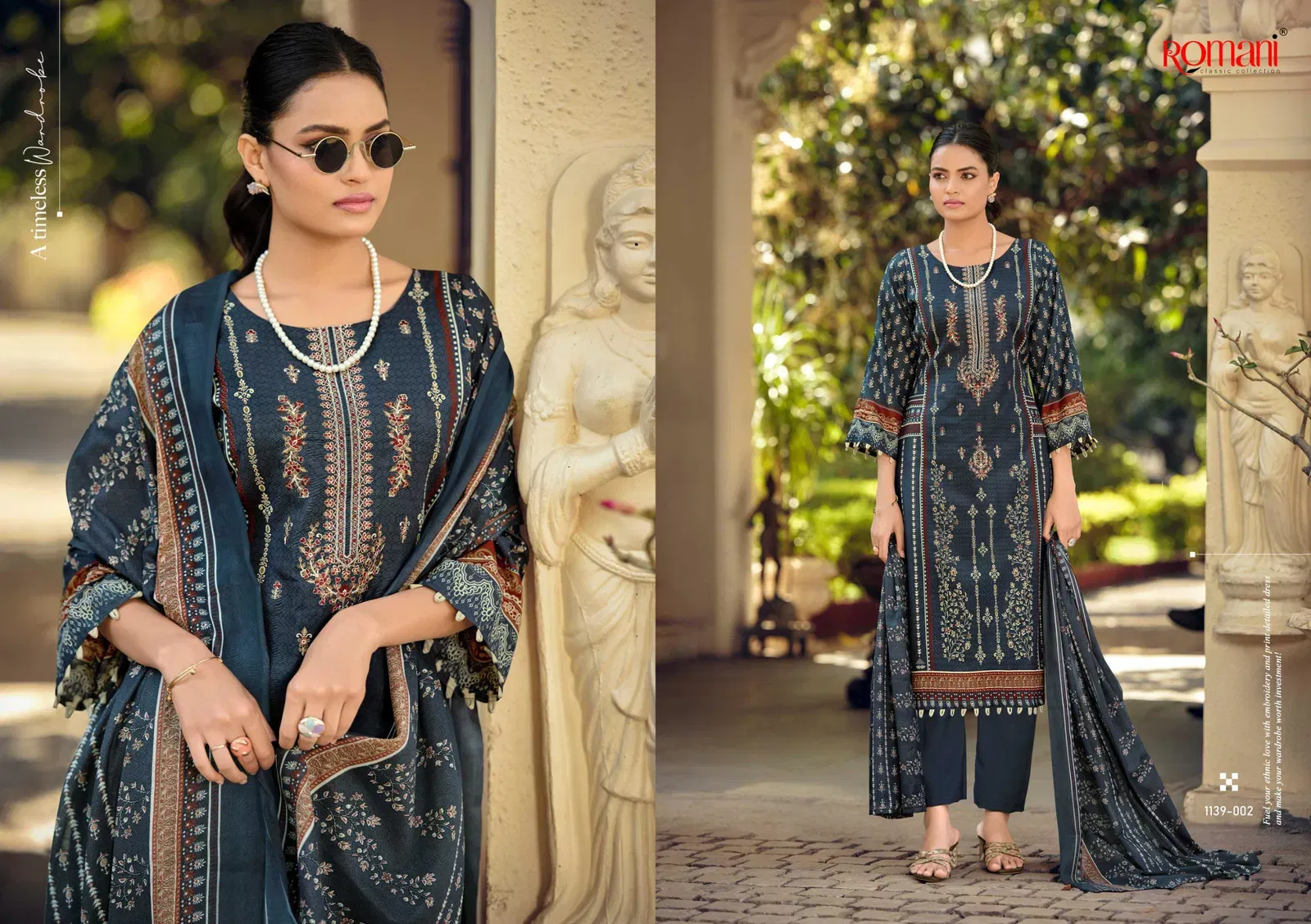 Romani Bin Kareem Vol 03 Cotton Digital Printed With Embroidered Dress Material Wholesale 4 Latest Romani Bin Kareem Vol 03 Cotton Digital Printed With Embroidered Dress Material Wholesale 2026