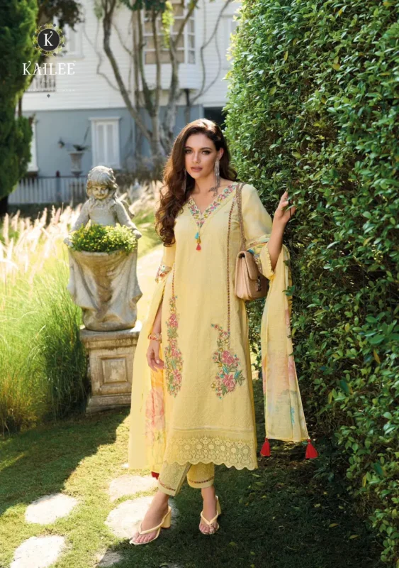 Beautiful Kailee Suffy Vol 02 Cotton With Chikankari Worked Kurti WIth Bottom Dupatta Wholesale 2026 3 Beautiful Kailee Suffy Vol 02 Cotton With Chikankari Worked Kurti WIth Bottom Dupatta Wholesale 2026