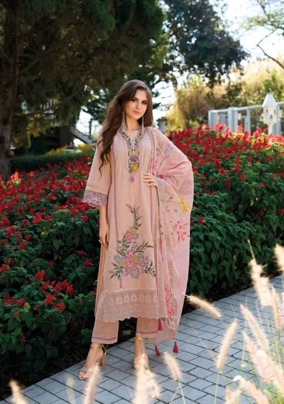Beautiful Kailee Suffy Vol 02 Cotton With Chikankari Worked Kurti WIth Bottom Dupatta Wholesale 2026 5 Beautiful Kailee Suffy Vol 02 Cotton With Chikankari Worked Kurti WIth Bottom Dupatta Wholesale 2026
