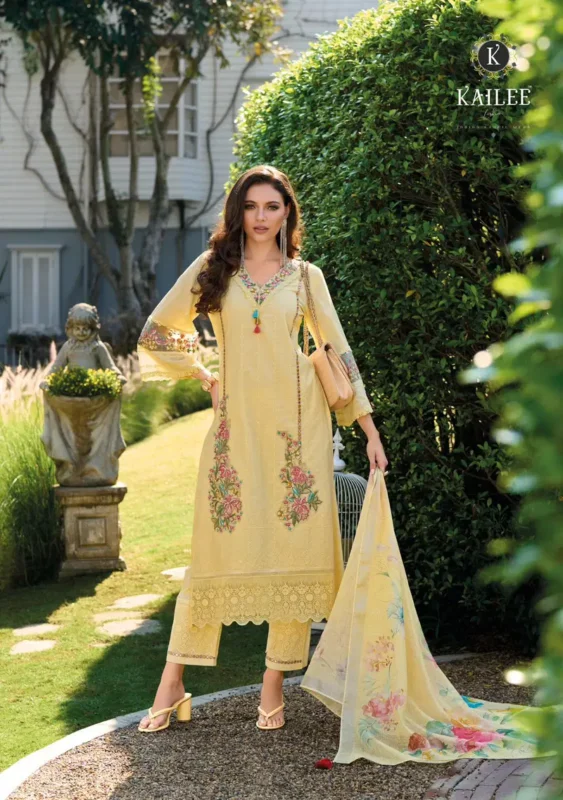 Beautiful Kailee Suffy Vol 02 Cotton With Chikankari Worked Kurti WIth Bottom Dupatta Wholesale 2026 6 Beautiful Kailee Suffy Vol 02 Cotton With Chikankari Worked Kurti WIth Bottom Dupatta Wholesale 2026