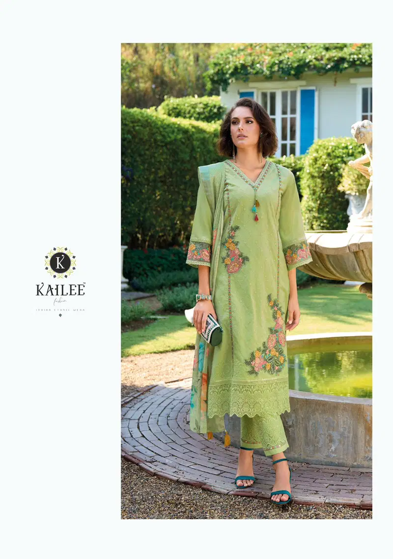 Kailee Suffy Vol 02 Cotton With Chikankari Worked Kurti WIth Bottom Dupatta Wholesale 9 Beautiful Kailee Suffy Vol 02 Cotton With Chikankari Worked Kurti WIth Bottom Dupatta Wholesale 2026