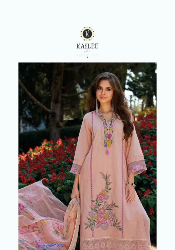Beautiful Kailee Suffy Vol 02 Cotton With Chikankari Worked Kurti WIth Bottom Dupatta Wholesale 2026 8 Beautiful Kailee Suffy Vol 02 Cotton With Chikankari Worked Kurti WIth Bottom Dupatta Wholesale 2026