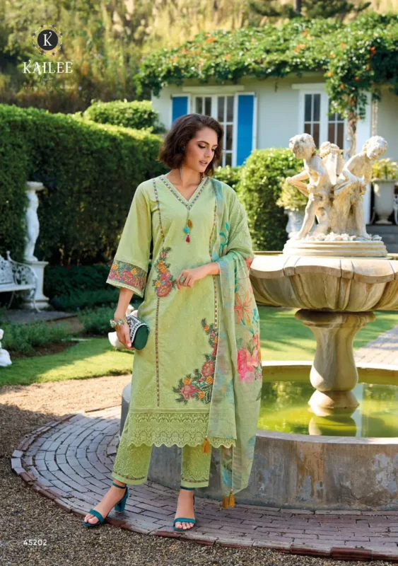 Beautiful Kailee Suffy Vol 02 Cotton With Chikankari Worked Kurti WIth Bottom Dupatta Wholesale 2026 11 Beautiful Kailee Suffy Vol 02 Cotton With Chikankari Worked Kurti WIth Bottom Dupatta Wholesale 2026
