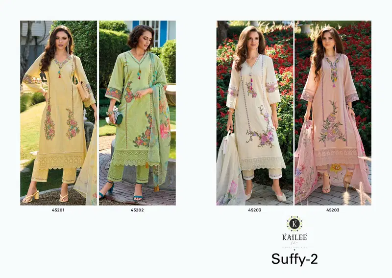 Kailee Suffy Vol 02 Cotton With Chikankari Worked Kurti WIth Bottom Dupatta Wholesale 15 Beautiful Kailee Suffy Vol 02 Cotton With Chikankari Worked Kurti WIth Bottom Dupatta Wholesale 2026