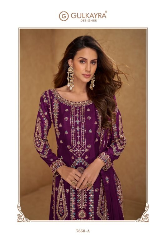 Stylish Gulkayra Hirni Real Chinon Embroidery Readymade Dress Wholesale 2026 3 Stylish Gulkayra Hirni Real Chinon Embroidery Readymade Dress Wholesale 2026